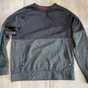 Reebok Black and Gray Men's Sweater